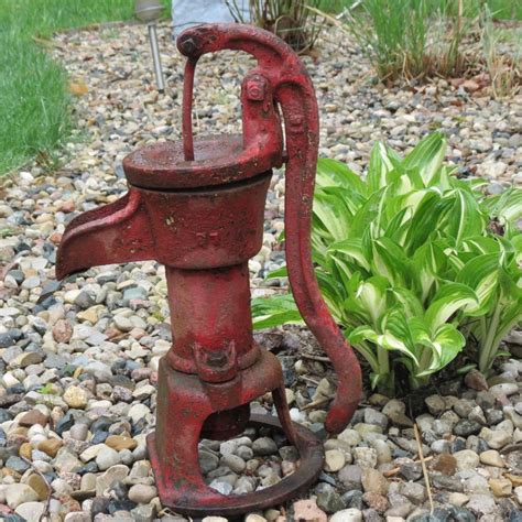 antique hand pump water|More.